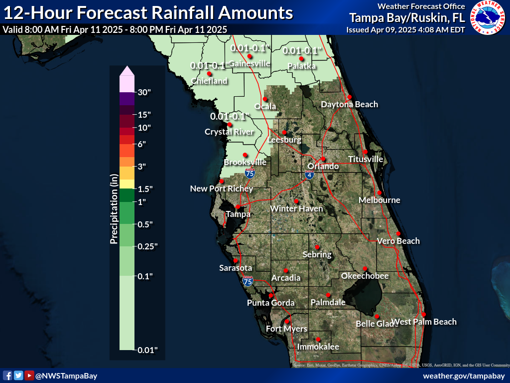 Expected Rainfall for Day 3