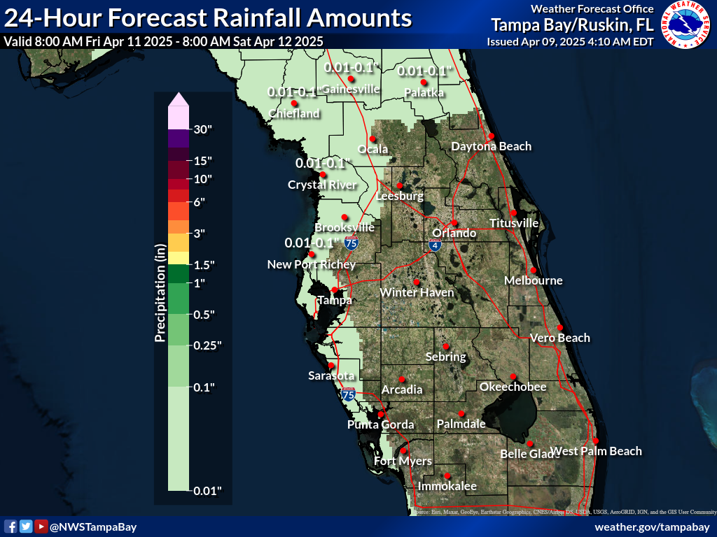 Expected Rainfall for Day 3